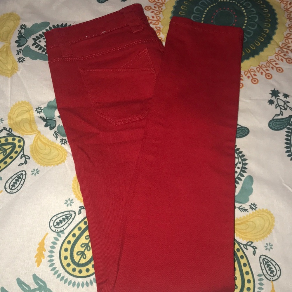 🎀 5x$25 🎀 Red Skinny Jeans 👖